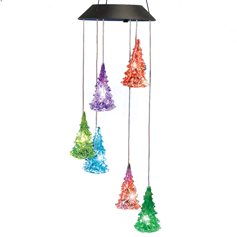 The Holiday Aisle® Solar Powered Colour Changing Christmas Tree Outdoor